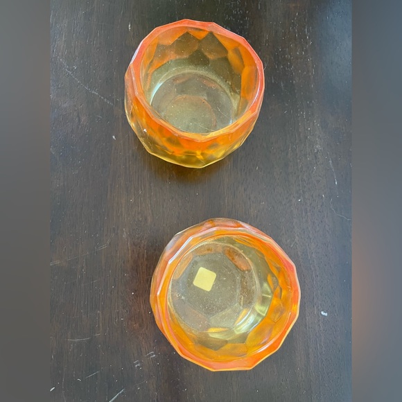 Set of Vintage Partylite Glass Candle Votives - Picture 3 of 8